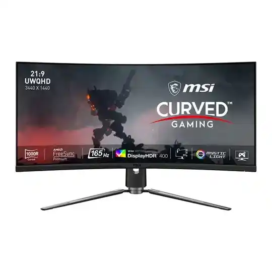 MSI 34" 343CQR UltraWide Quad HD 165Hz 1ms Curved FreeSync Refurbished Gaming Monitor